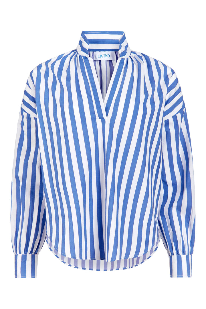 Jane Top | Blue Stripes