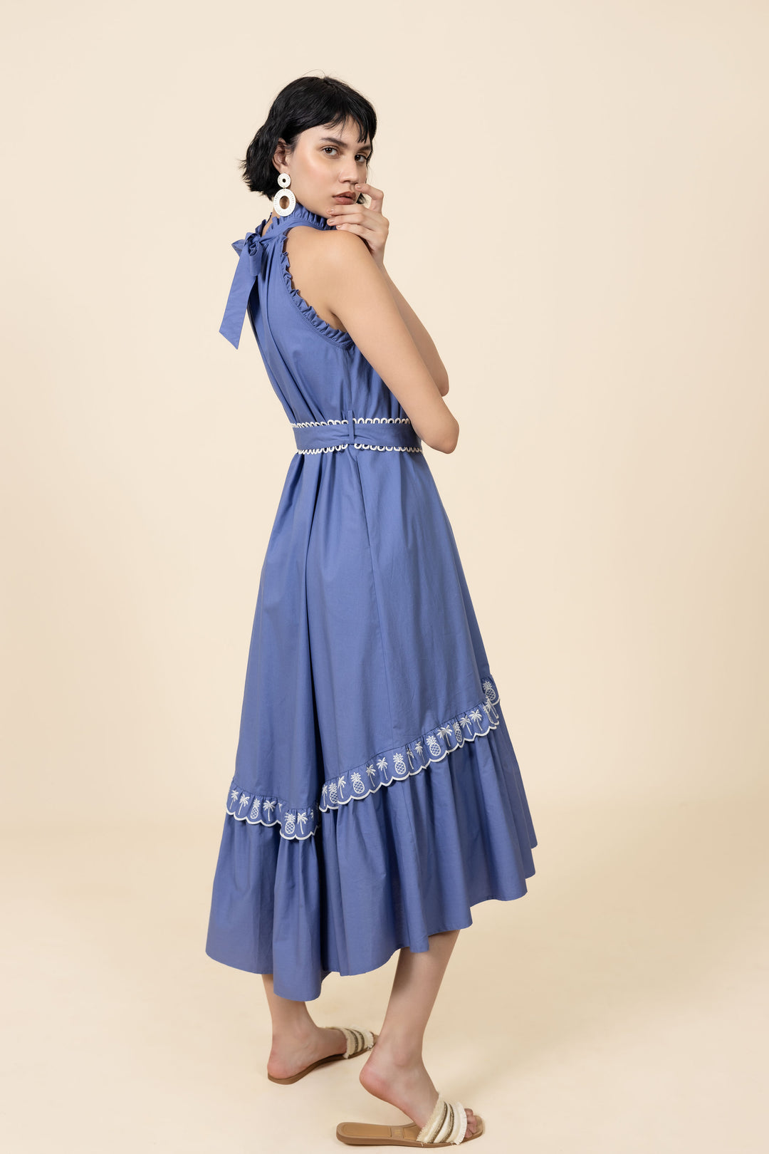 Emily Lovelock Celine Dress | Blue