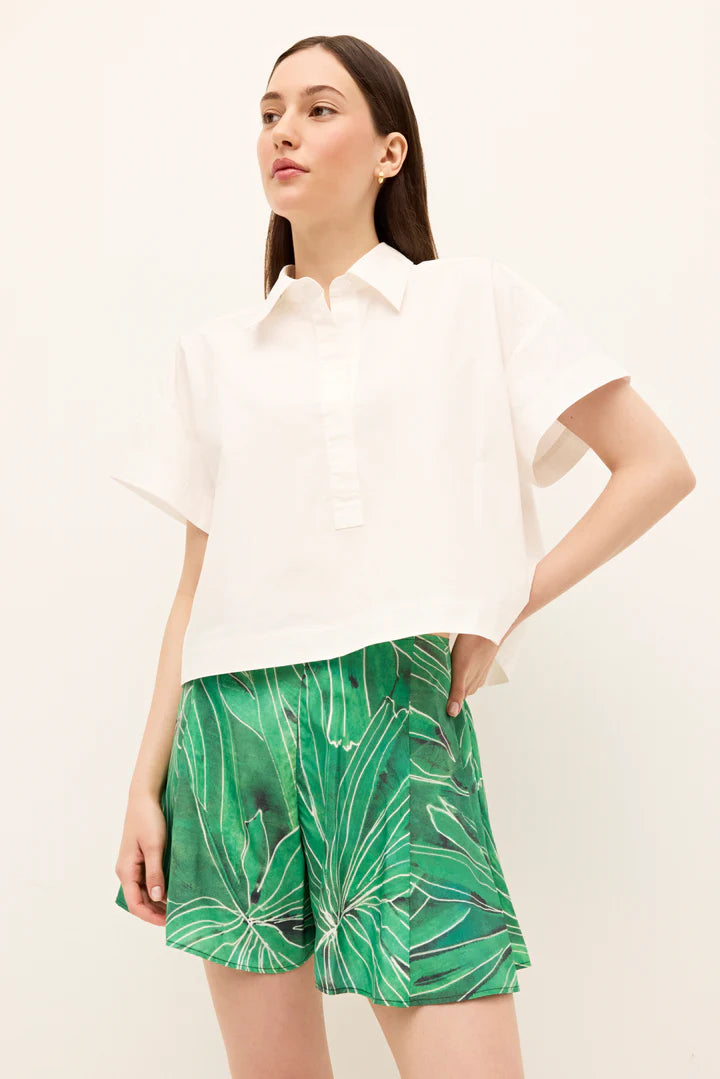 Evelyn Top | Optic White
