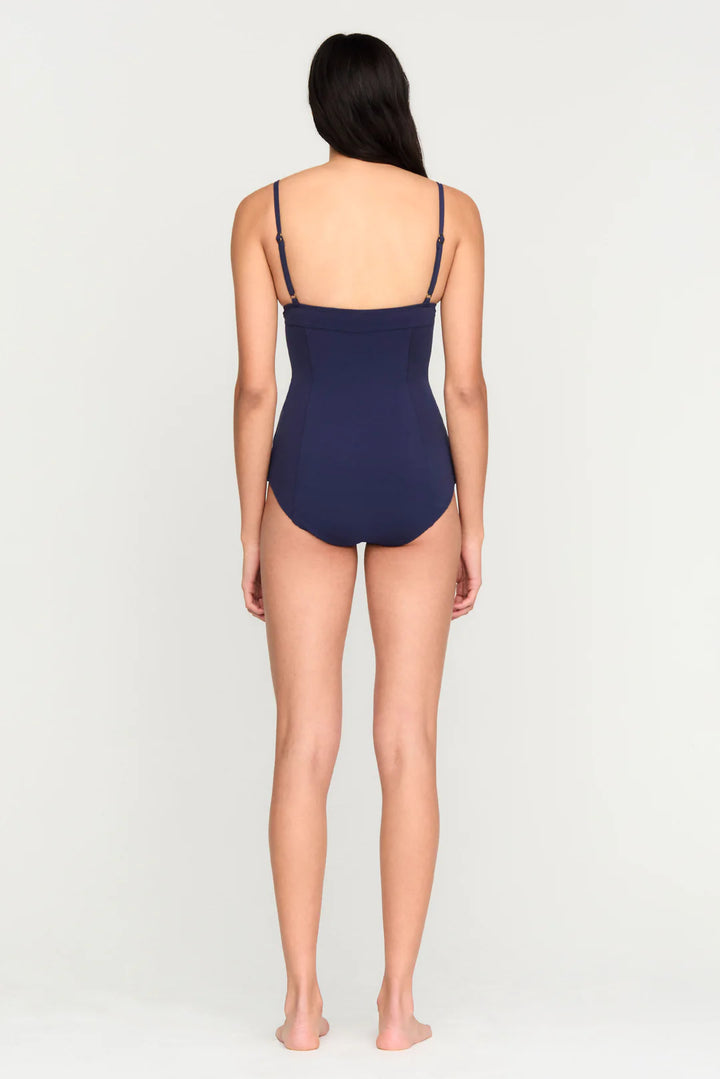 Marie Oliver Marceline One Piece Swimsuit | Naval