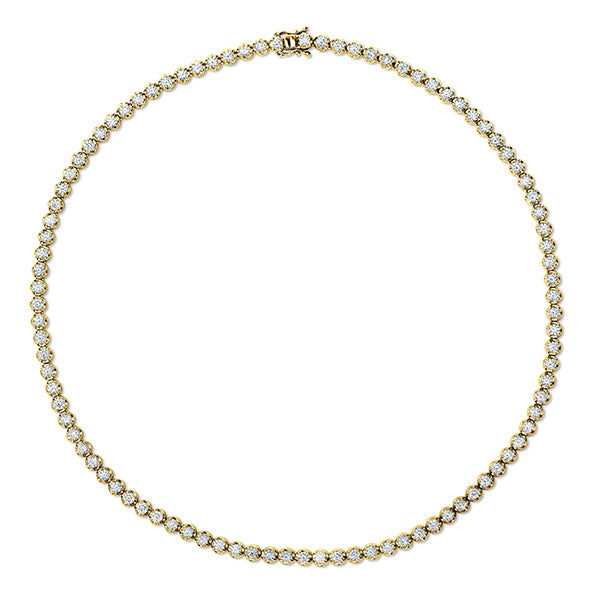 Diamond Buttercup Necklace