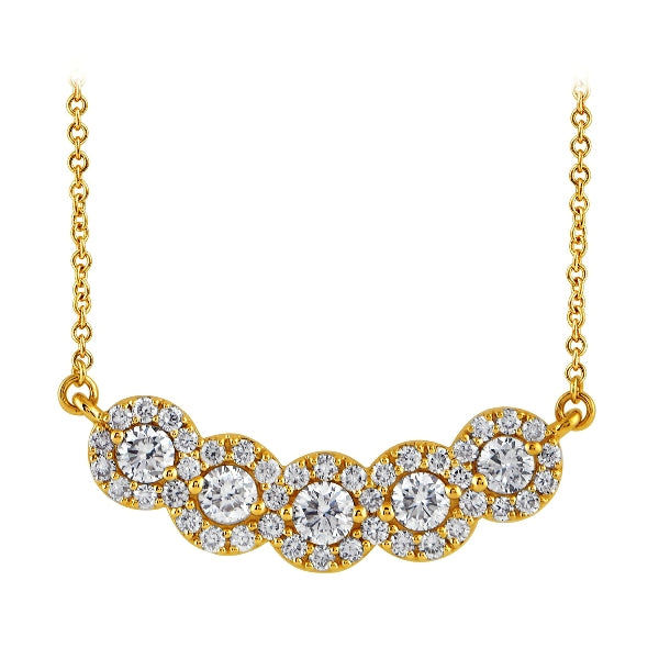 Diamond Bezel Necklace