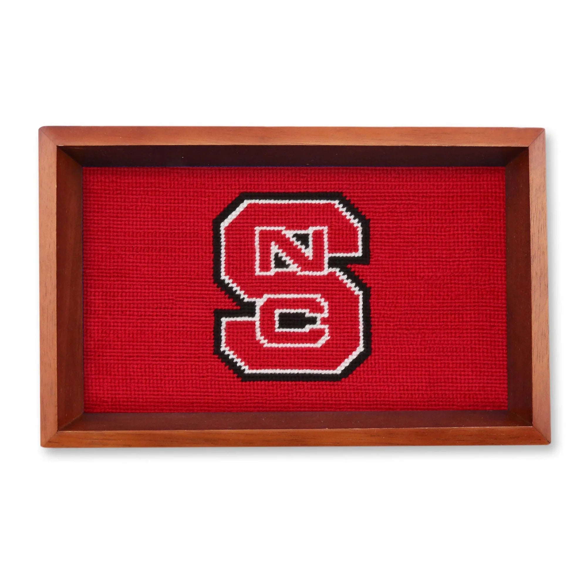 Needlepoint Valet Tray NC State Charlotte's Inc