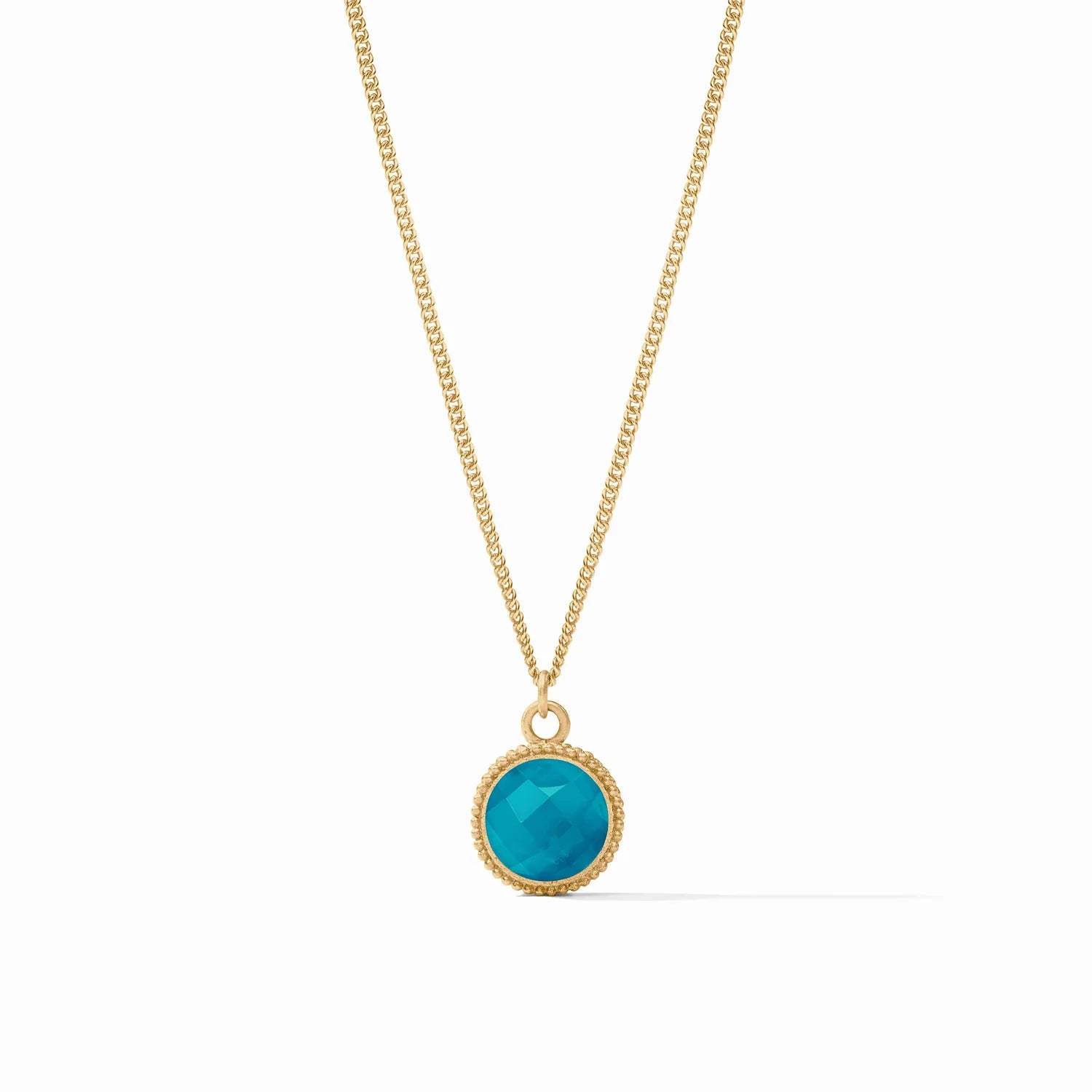 JV Fleur-de-Lis Solitaire Necklace