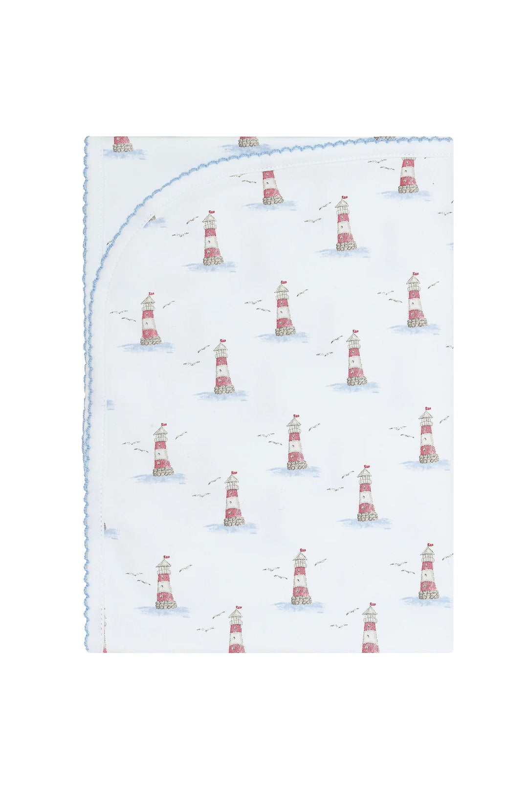 Lighthouse Print Blanket