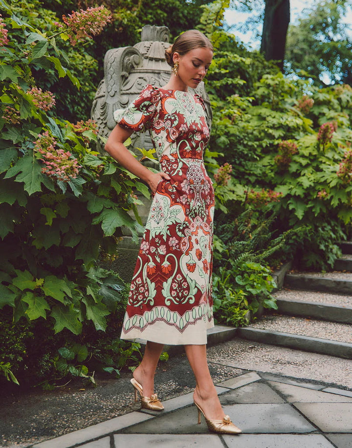 Pippa Midi Dress | Jardin Rose