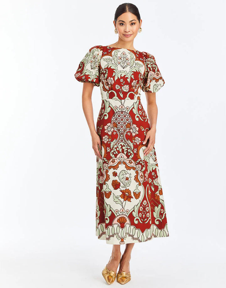 Pippa Midi Dress | Jardin Rose