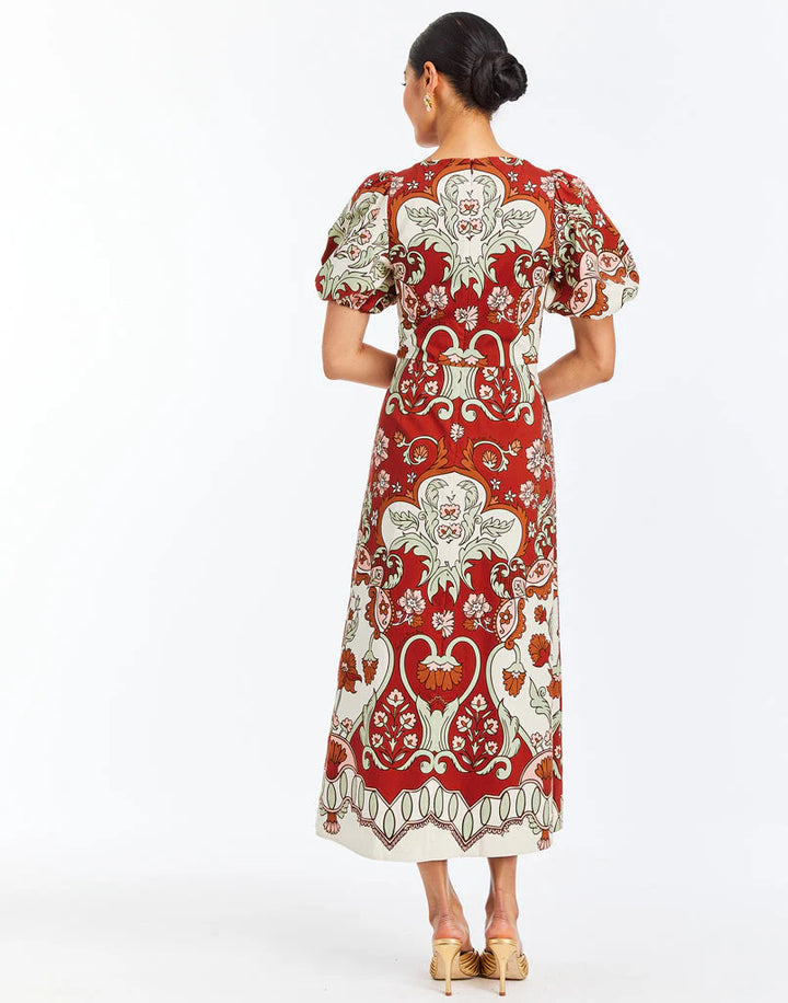 Pippa Midi Dress | Jardin Rose