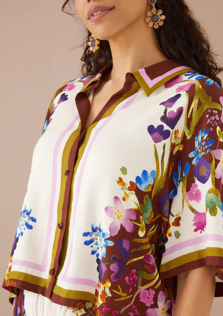 Roxy Shirt | Prarie Floral Cinnamon