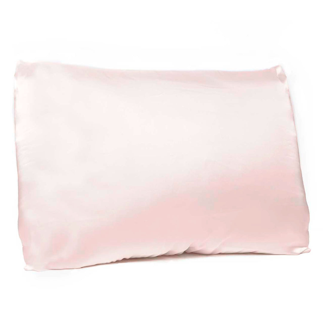 Satin Pillowcase with Zipper Closure | Pink