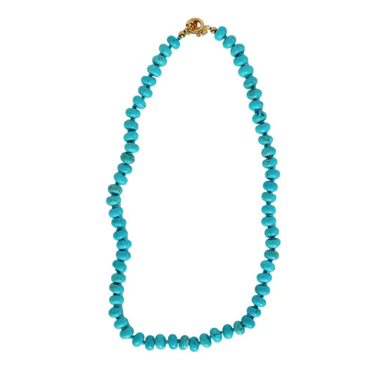 18" Genuine Turquoise Candy Necklace