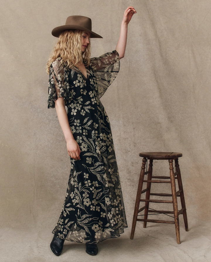 The Festal Dress | Brocade Floral