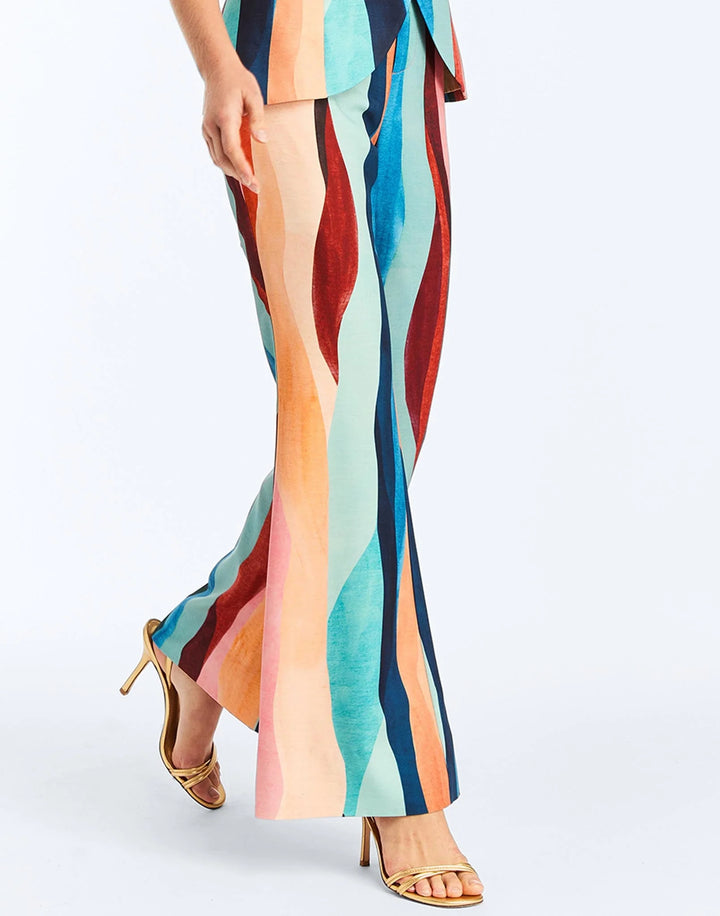 Theo Bell Bottom Pants | Abstract Autumn