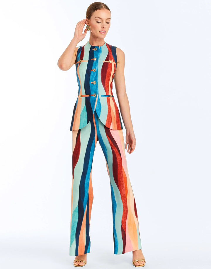 Theo Bell Bottom Pants | Abstract Autumn