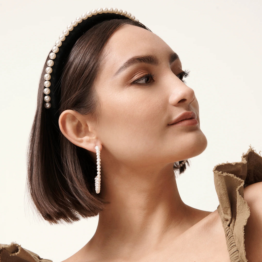 Lele Sadoughi Pearl Embellished Gigi Headband
