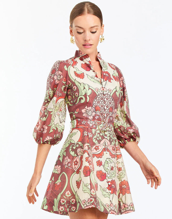 Valencia Mini Dress | Jardin Rose