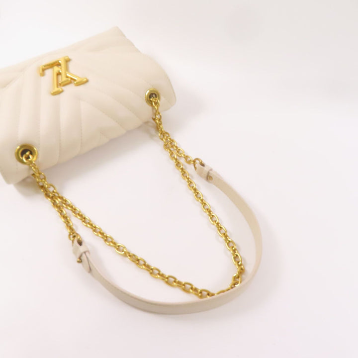 Louis Vuitton Leather New Wave Chain Bag Gold Chain Shoulder Bag