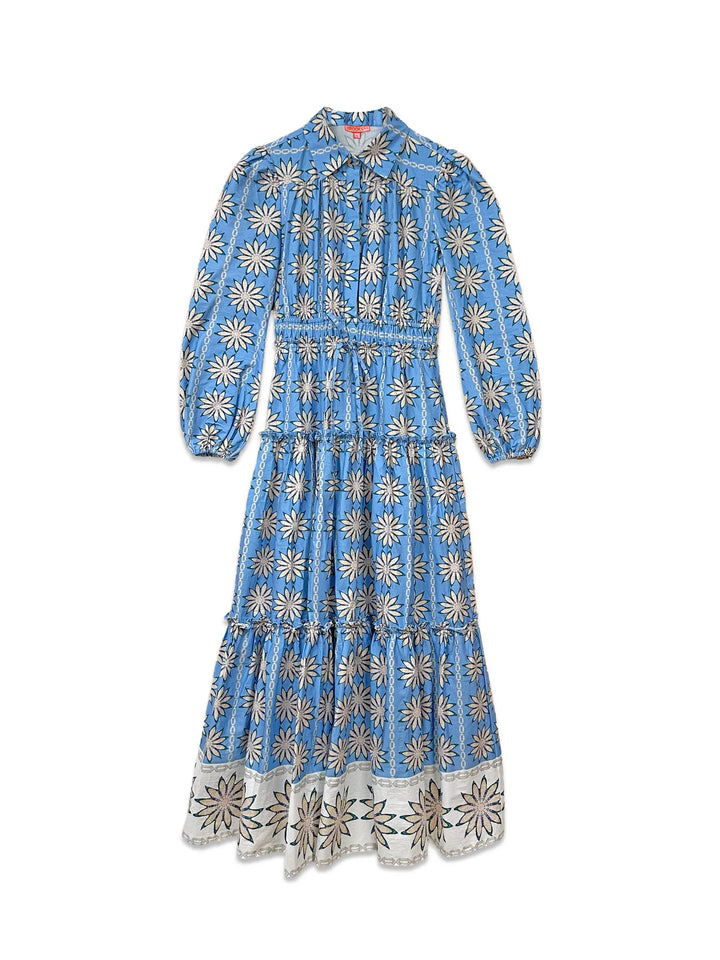 Banyan Long Sleeve Dress | Blue Daisy