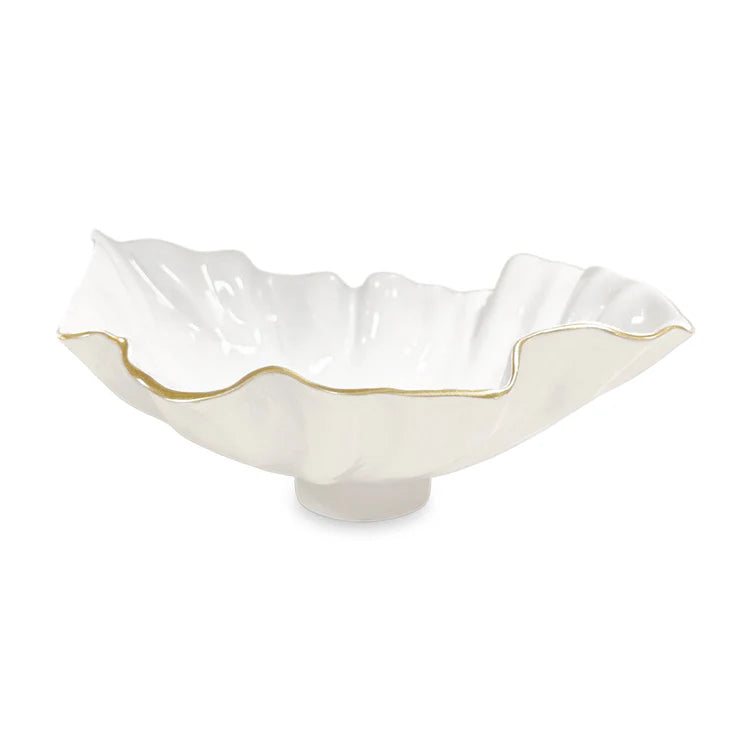 Encanto Bloom Medium Bowl | Cream & White
