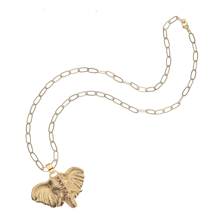 LUCKY Elephant Pendant & Chain