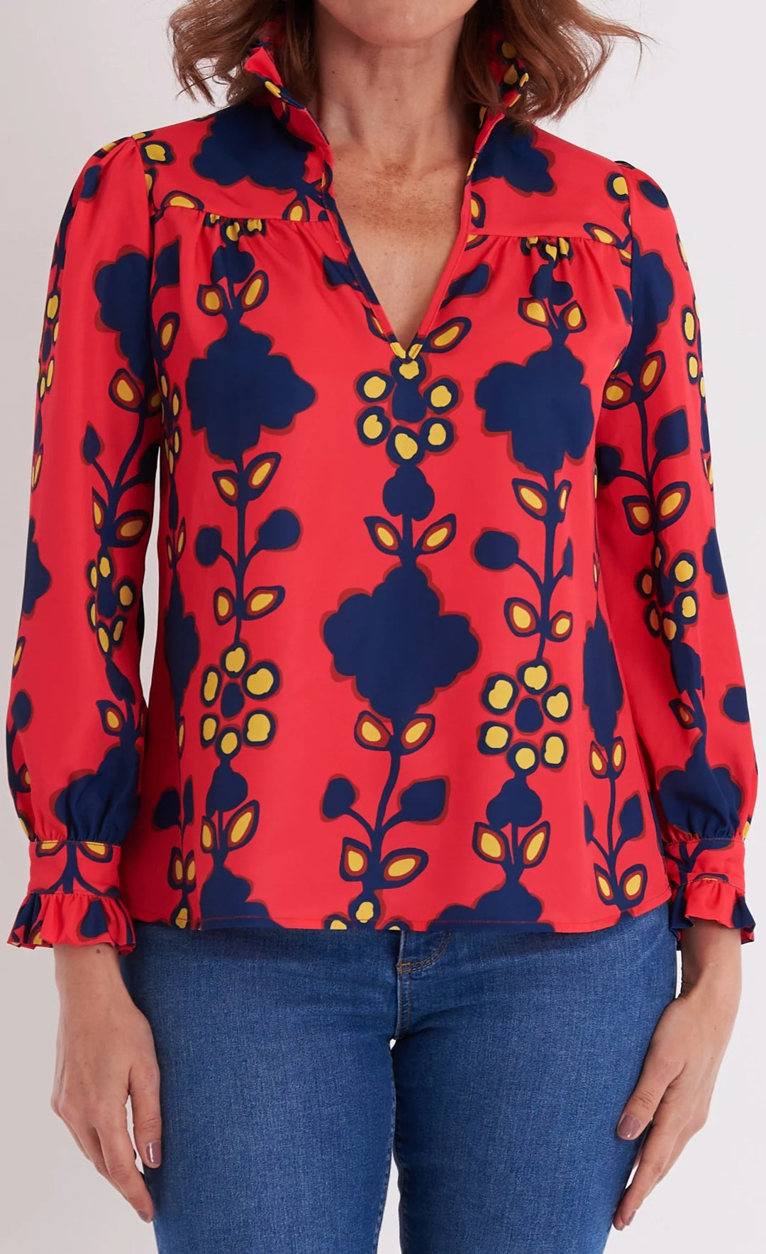 Aspen Blouse | Serendipity Hot Pink