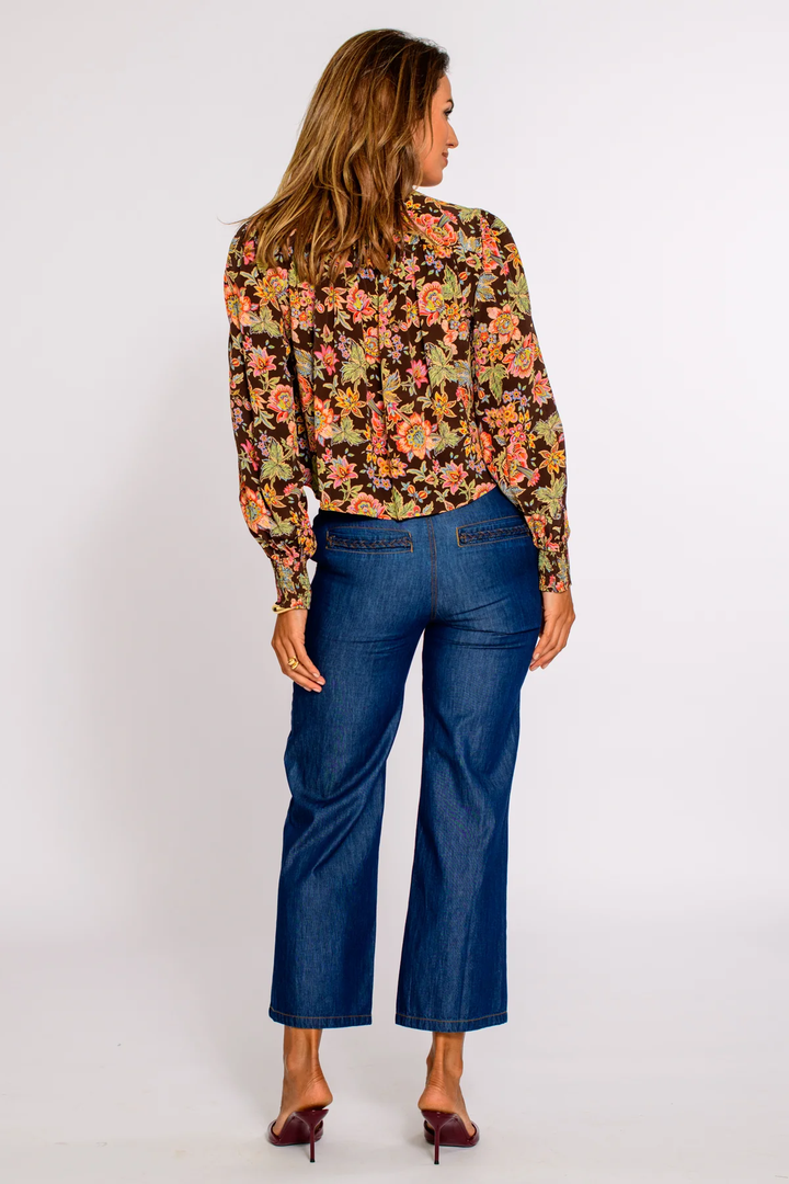 Brit Bow Top | Wallflower Brown