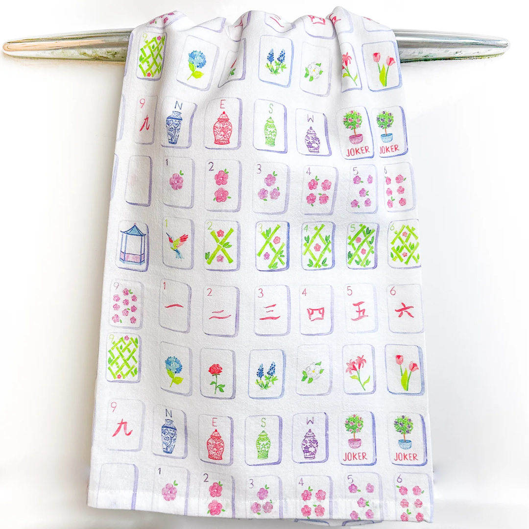 Taylor Tiles Mahjong Tea Towel