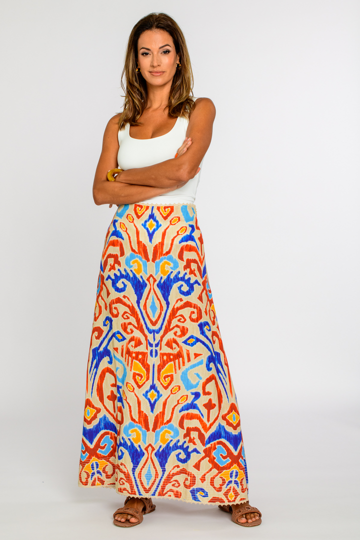 Anita Skirt | Ikat Multi