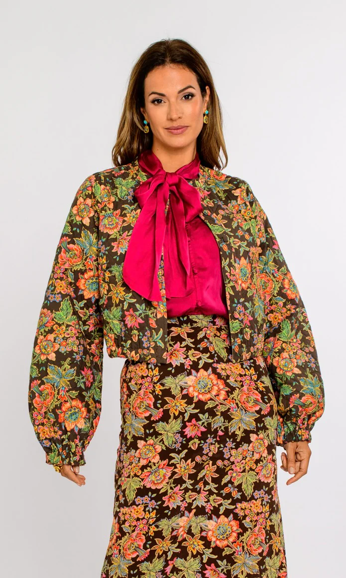 Reversible Frankie Bomber | Wallflower Brown & Zebra