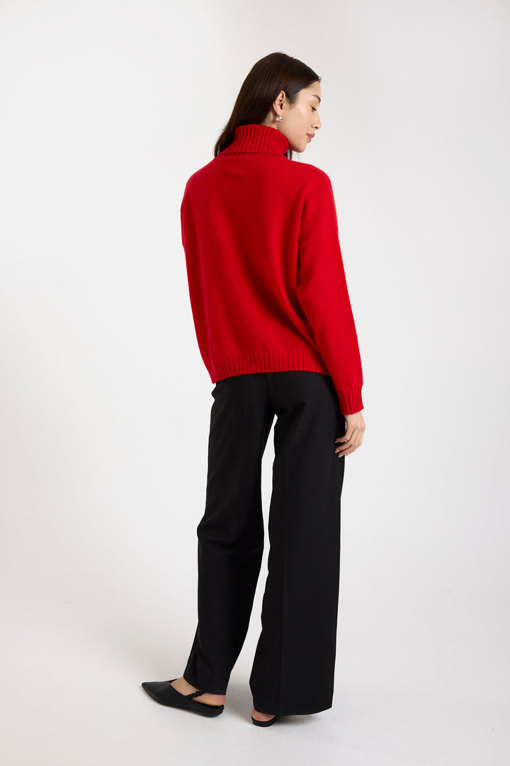 Pippin Roll Neck | Red