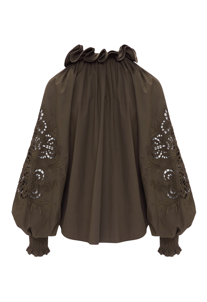 Antonina Top | Olive Green