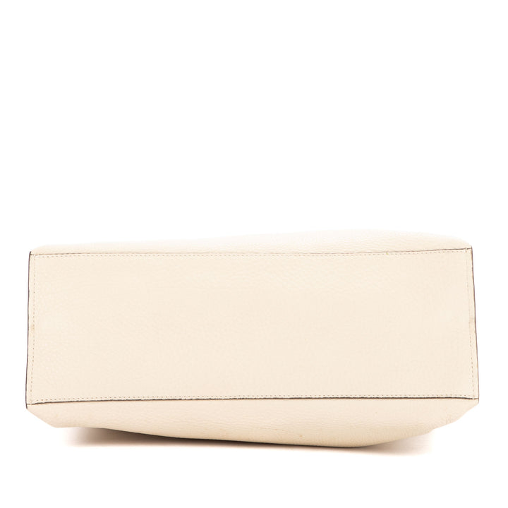 Gucci Bamboo Daily Top Handle Grained Leather