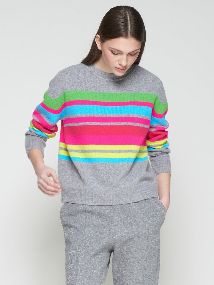 Rayas Sweater | Grey Stripe