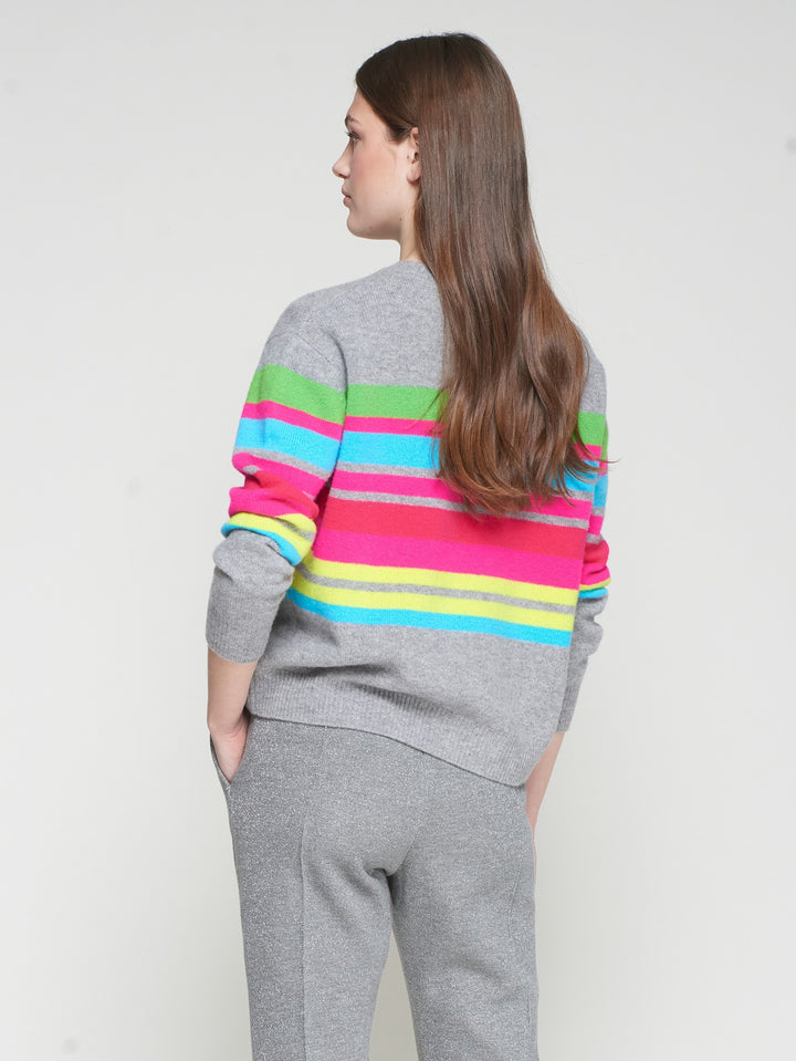 Rayas Sweater | Grey Stripe
