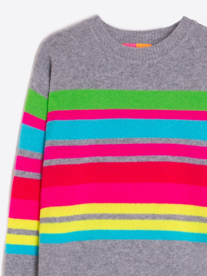 Rayas Sweater | Grey Stripe