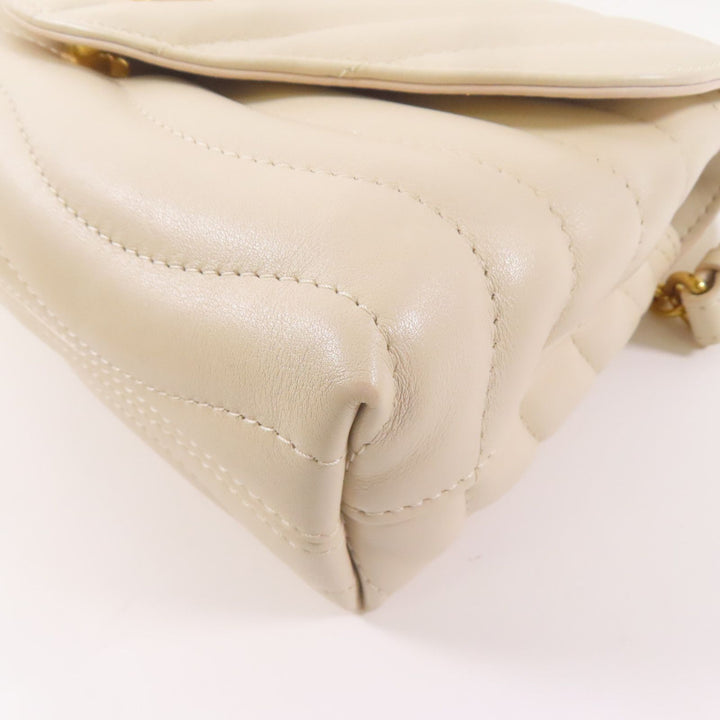 Louis Vuitton Leather New Wave Chain Bag Gold Chain Shoulder Bag