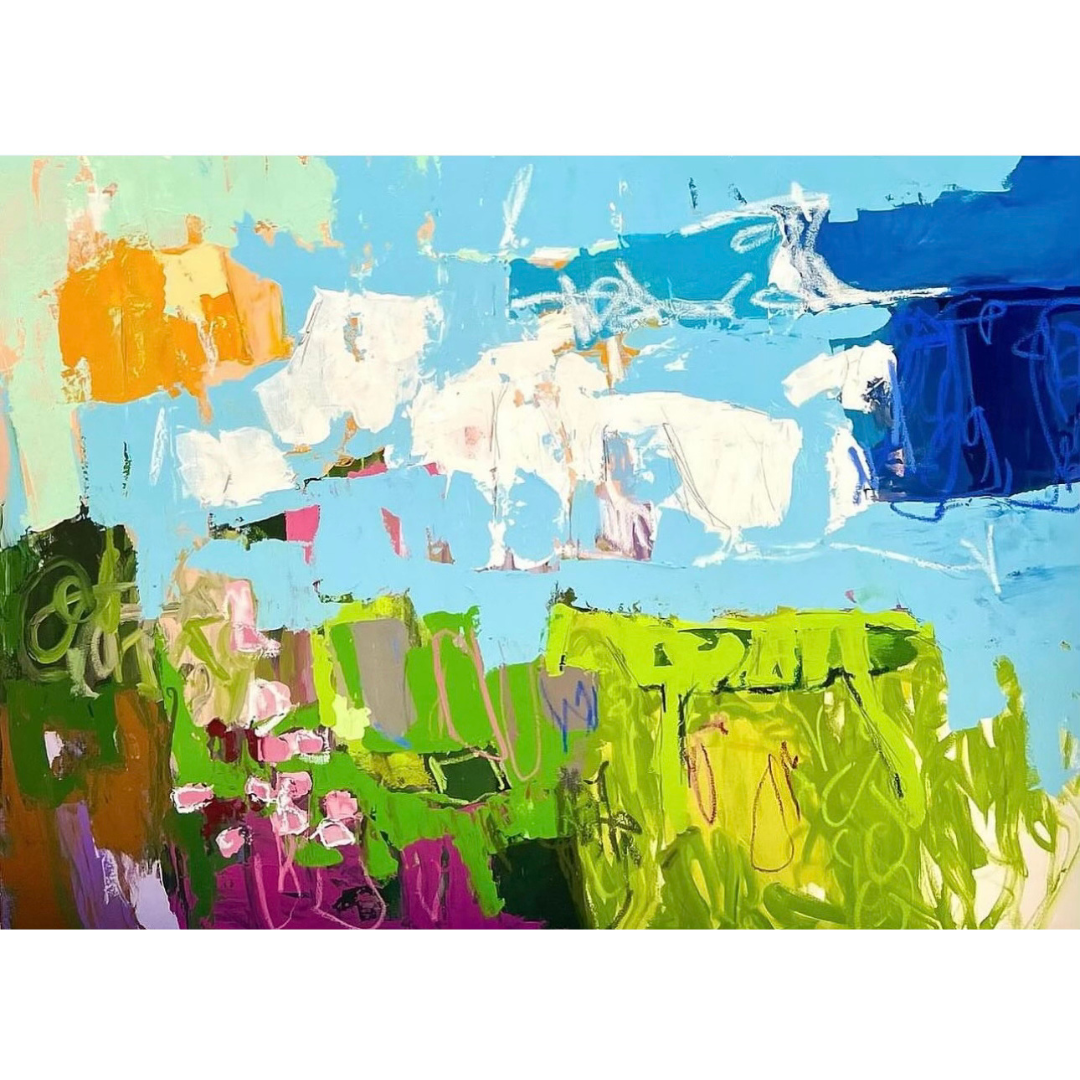 Green Horse Painting