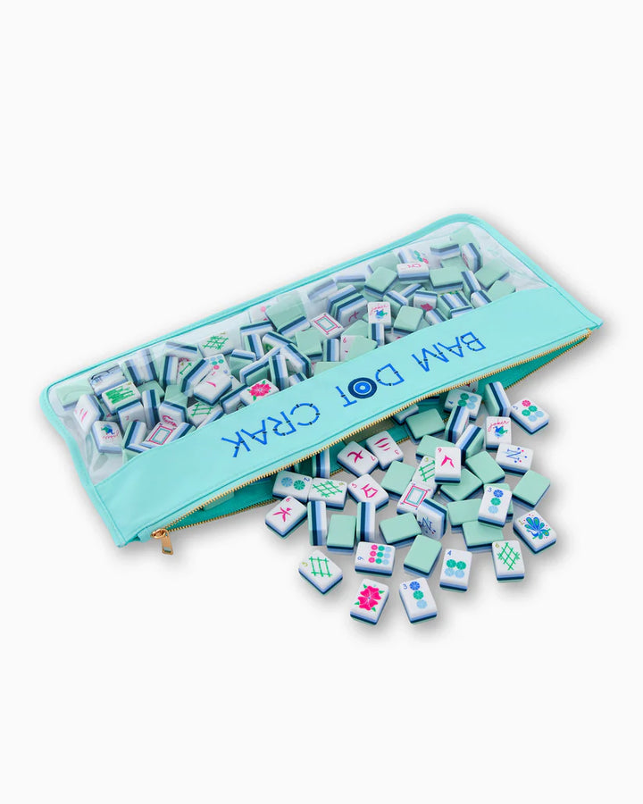 Mint Bam, Dot, Crak Mahjong Bag