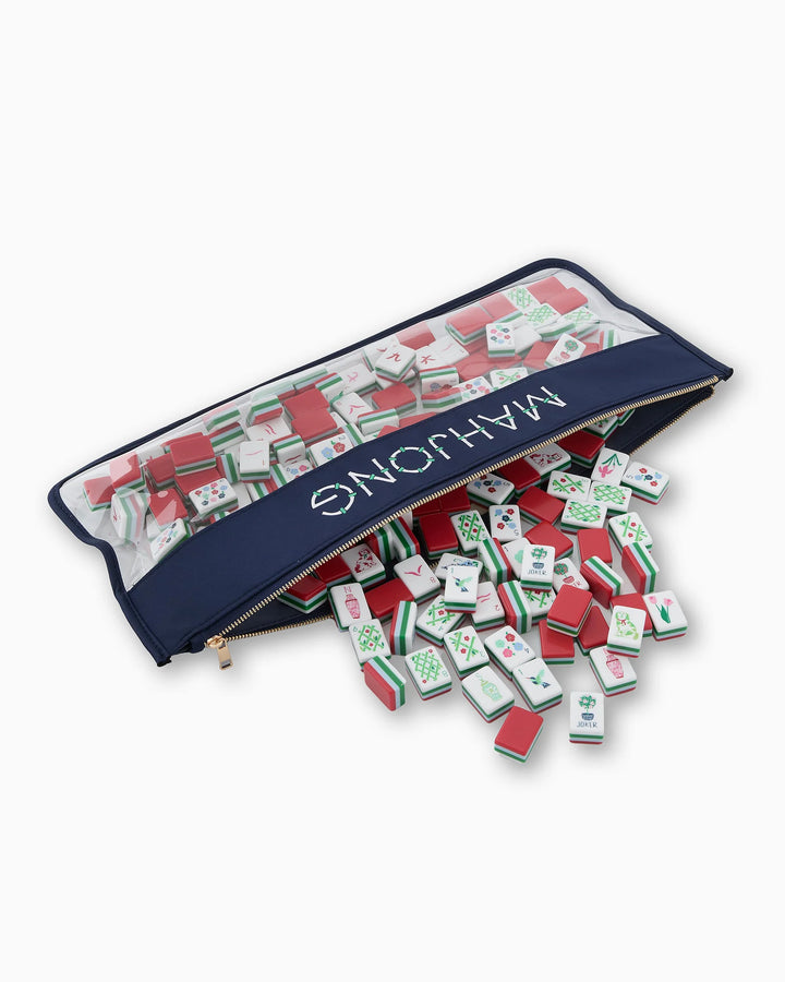 Navy Bamboo Mahjong Mag