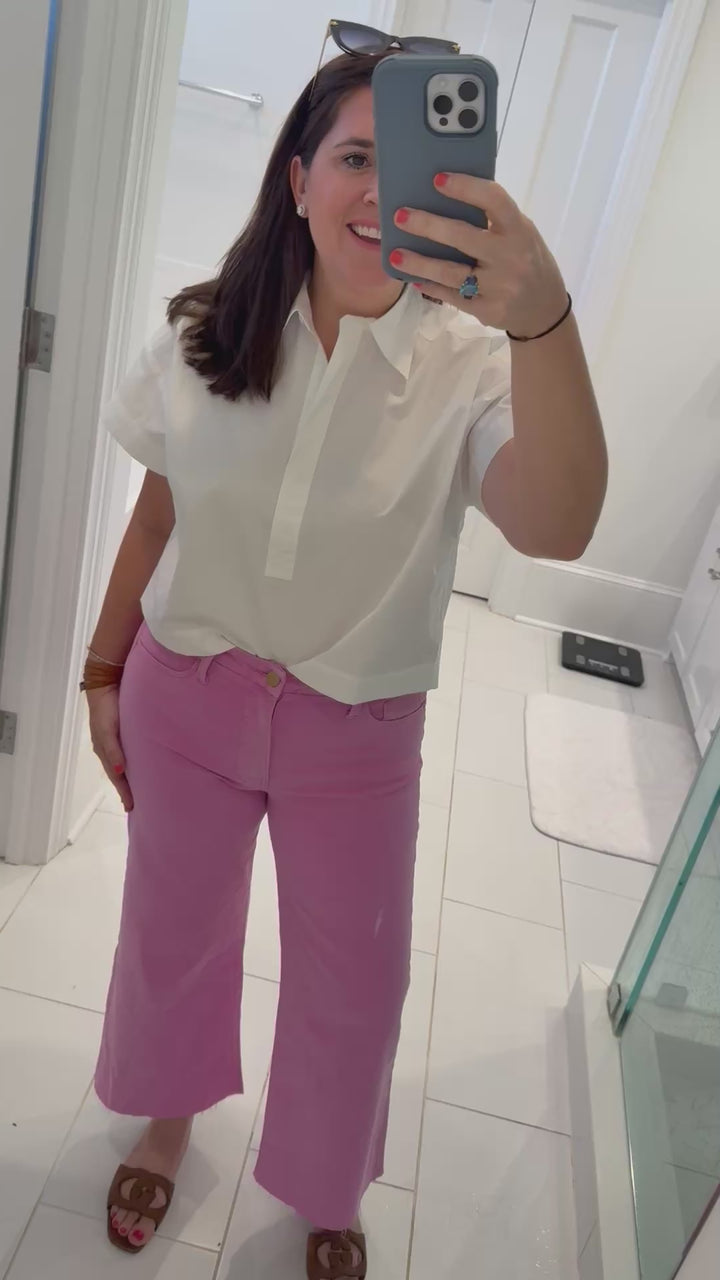 Evelyn Top | Optic White