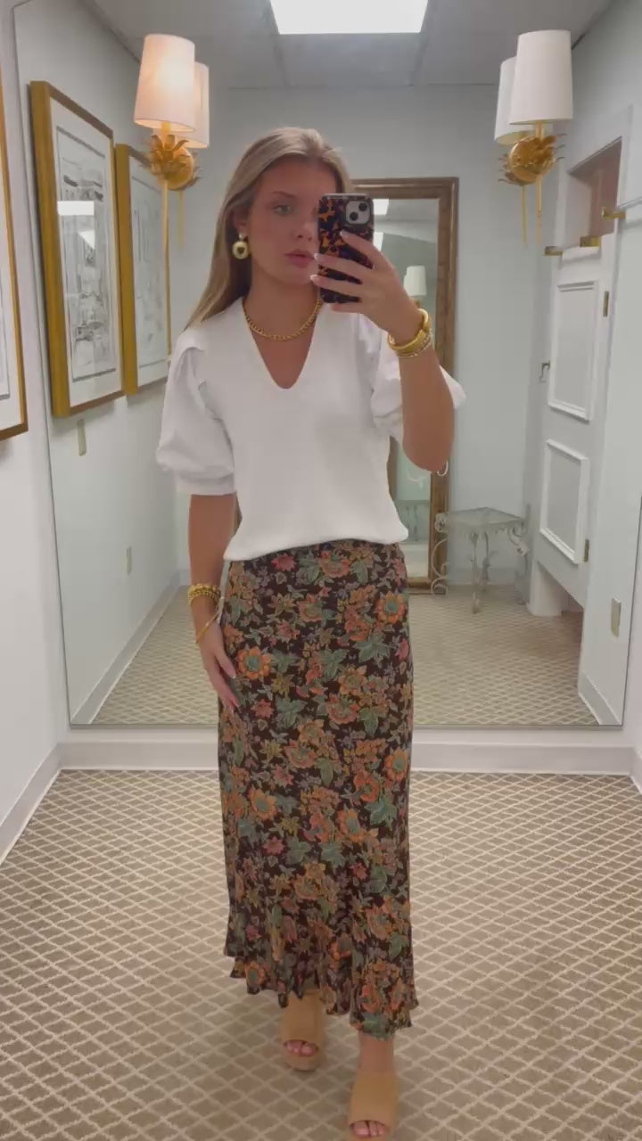 Serena Skirt | Wallflower Brown