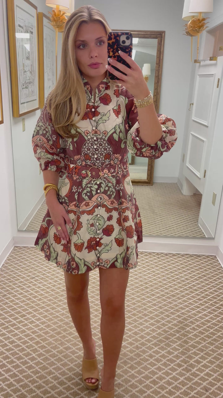 Valencia Mini Dress | Jardin Rose