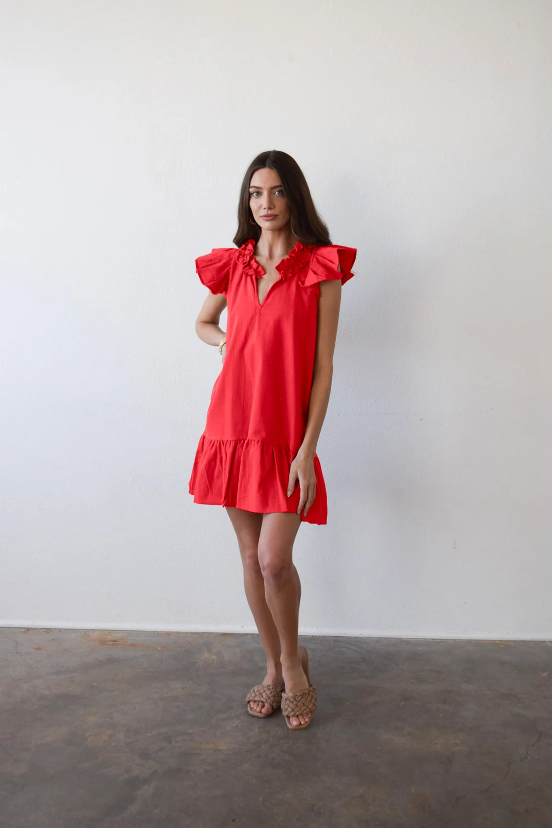 Never a Wallflower Rachel Dress | NCSU Red