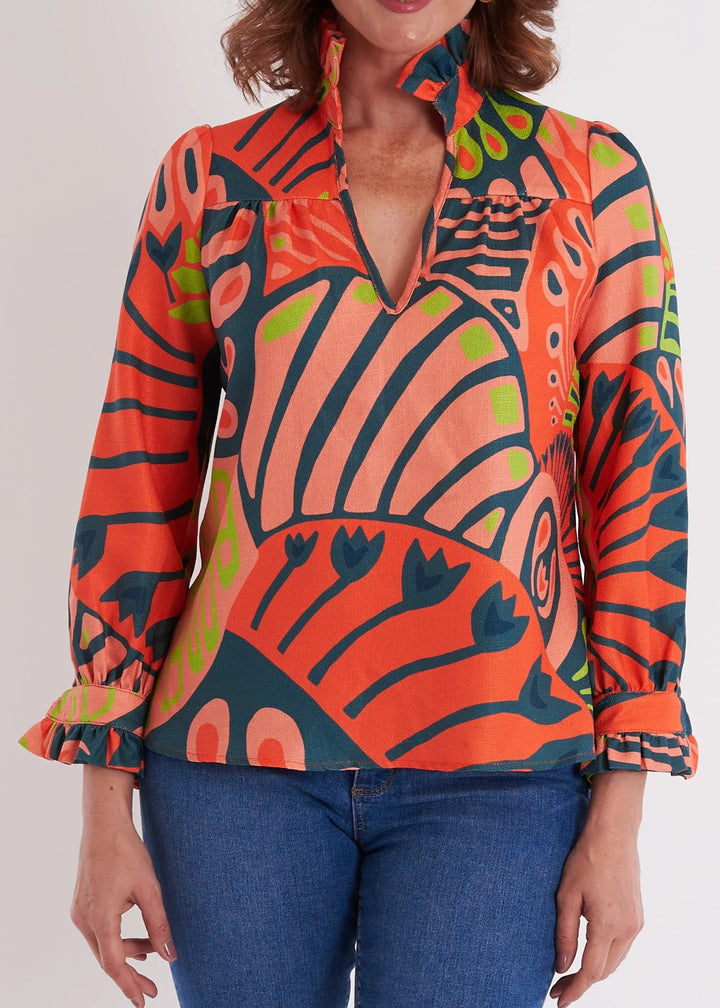 Aspen Blouse | Paddle Pumpkin