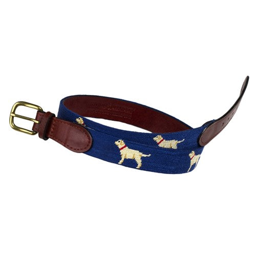 Needlepoint Belt Yellow Lab Charlotte's Inc