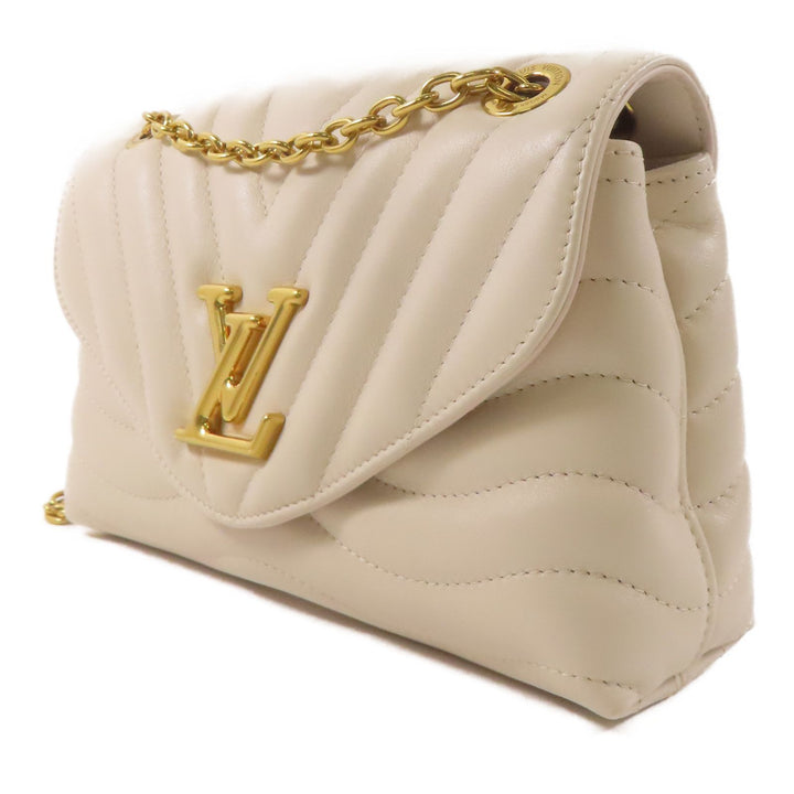 Louis Vuitton Leather New Wave Chain Bag Gold Chain Shoulder Bag