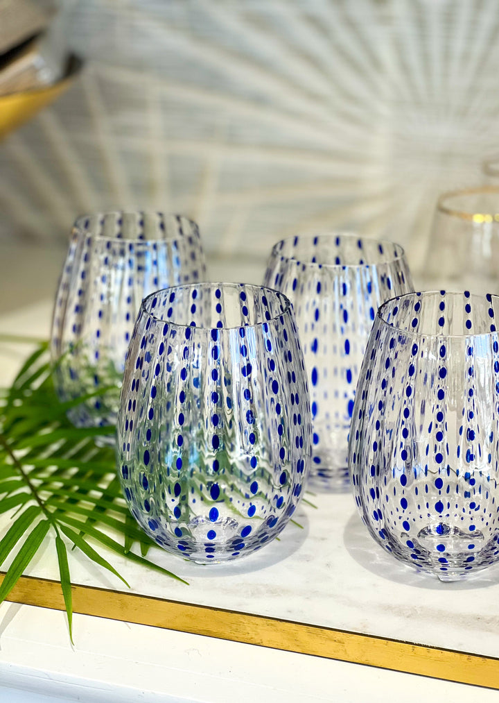 Mavi Stemless Wine Glasses