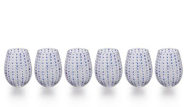 Mavi Stemless Wine Glasses