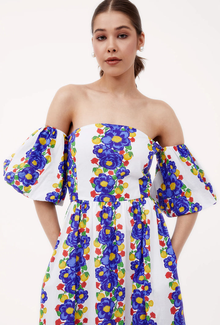 Leah Dress | Grand Villa Cobalt