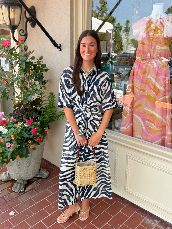 Lucia Dress | Zebra